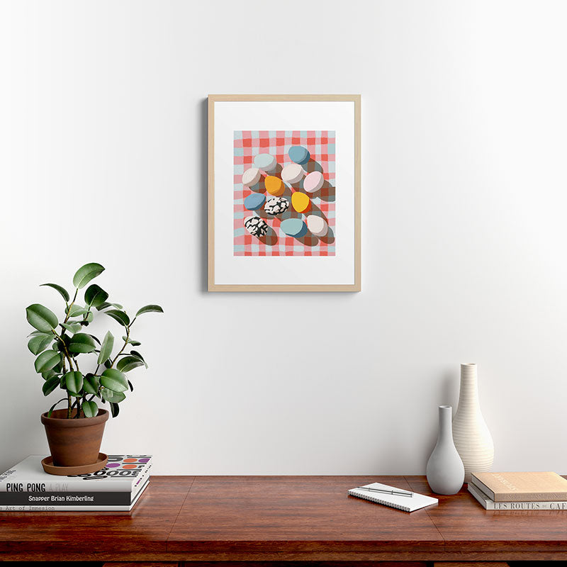 Easter Picnic Eggs Framed Art Print Gallery Image 19