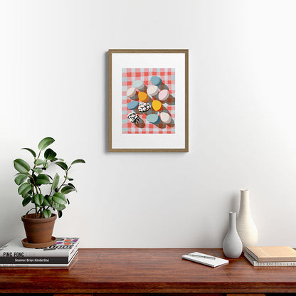 Easter Picnic Eggs Framed Art Print Gallery Image 12