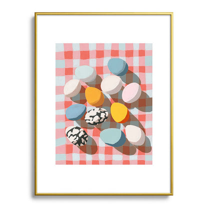 Easter Picnic Eggs Framed Art Print Gallery Image 92