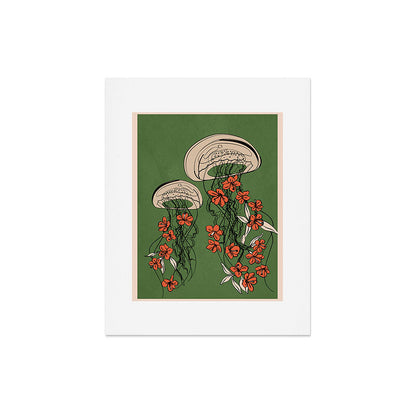 Floral Jellyfishes 2 Art Print Gallery Image 4