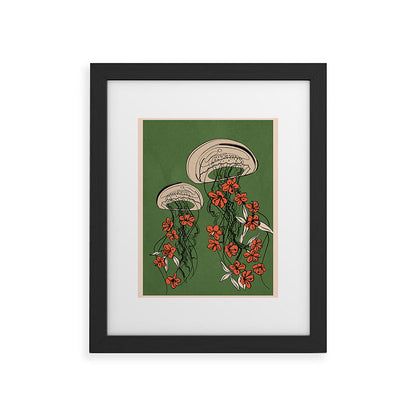 Floral Jellyfishes 2 Framed Art Print Gallery Image 33