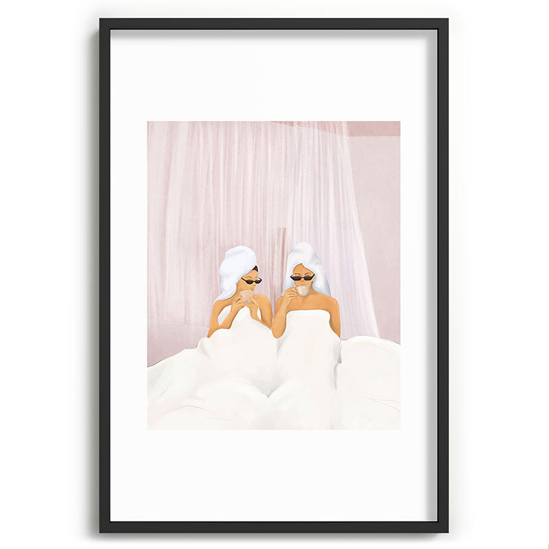 Morning with a friend Framed Art Print Gallery Image 62
