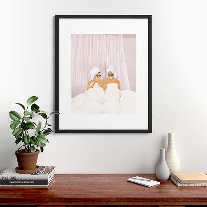 Morning with a friend Framed Art Print Gallery Image 35