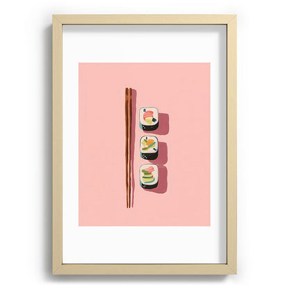 Pink Sushi Rhythm Framed Art Print Gallery Image 71
