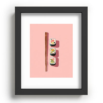 Pink Sushi Rhythm Framed Art Print Gallery Image 58