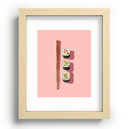 Pink Sushi Rhythm Framed Art Print Gallery Image 70