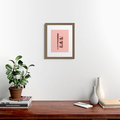 Pink Sushi Rhythm Framed Art Print Gallery Image 39