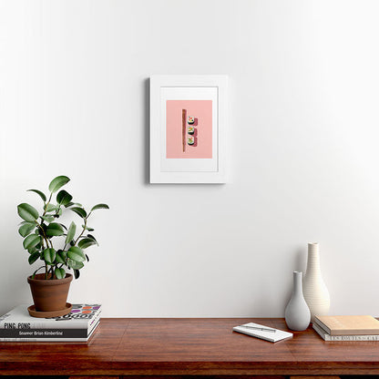 Pink Sushi Rhythm Framed Art Print Gallery Image 52
