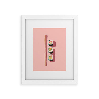 Pink Sushi Rhythm Framed Art Print Gallery Image 55