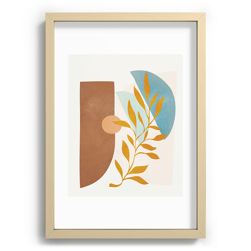 Soft Abstract Shapes 01 Framed Art Print Gallery Image 71