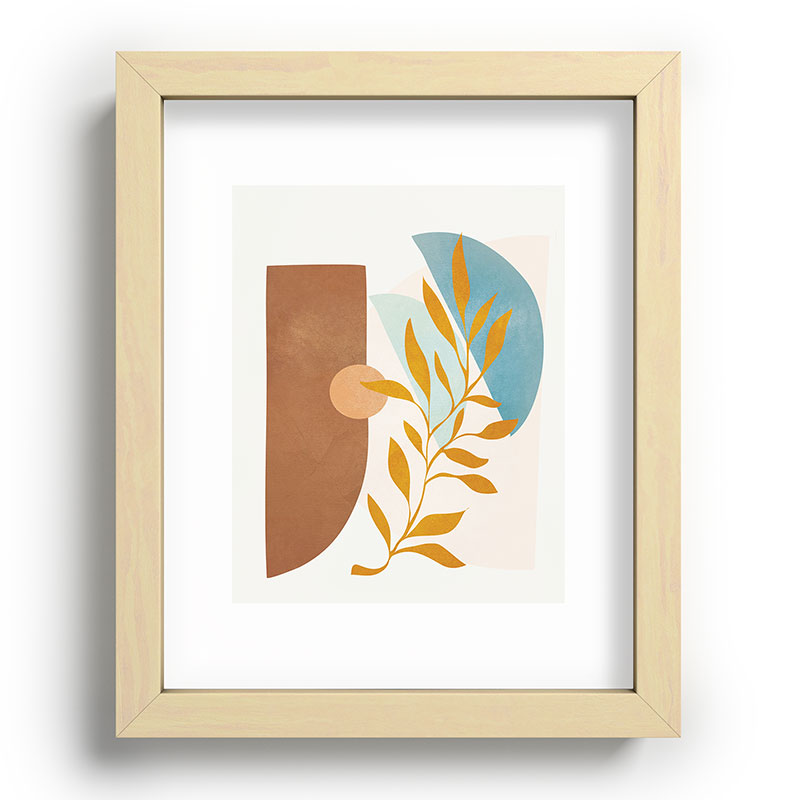 Soft Abstract Shapes 01 Framed Art Print Gallery Image 69