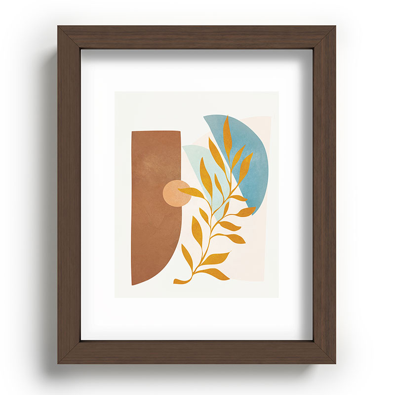 Soft Abstract Shapes 01 Framed Art Print Gallery Image 64