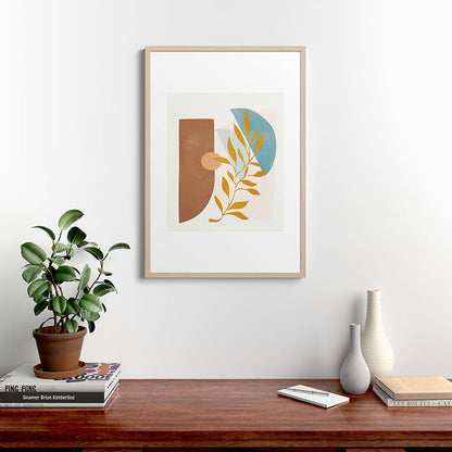 Soft Abstract Shapes 01 Framed Art Print Gallery Image 20