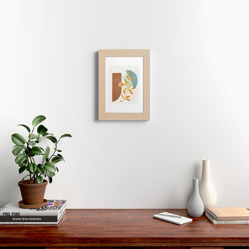Soft Abstract Shapes 01 Framed Art Print Gallery Image 45
