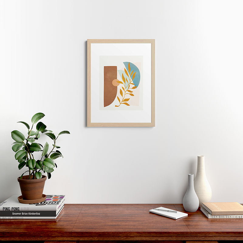 Soft Abstract Shapes 01 Framed Art Print Gallery Image 47