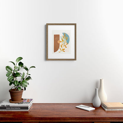 Soft Abstract Shapes 01 Framed Art Print Gallery Image 11