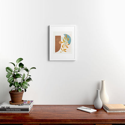 Soft Abstract Shapes 01 Framed Art Print Gallery Image 24