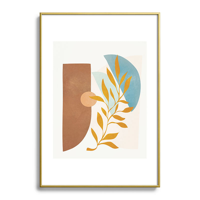 Soft Abstract Shapes 01 Framed Art Print Gallery Image 90