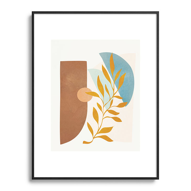 Soft Abstract Shapes 01 Framed Art Print Gallery Image 84
