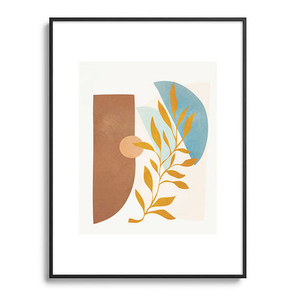Soft Abstract Shapes 01 Framed Art Print Gallery Image 84