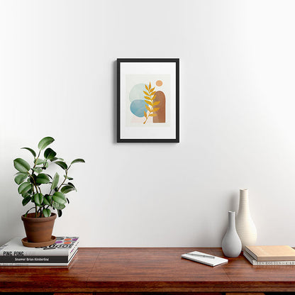 Soft Abstract Shapes 04 Framed Art Print Gallery Image 4