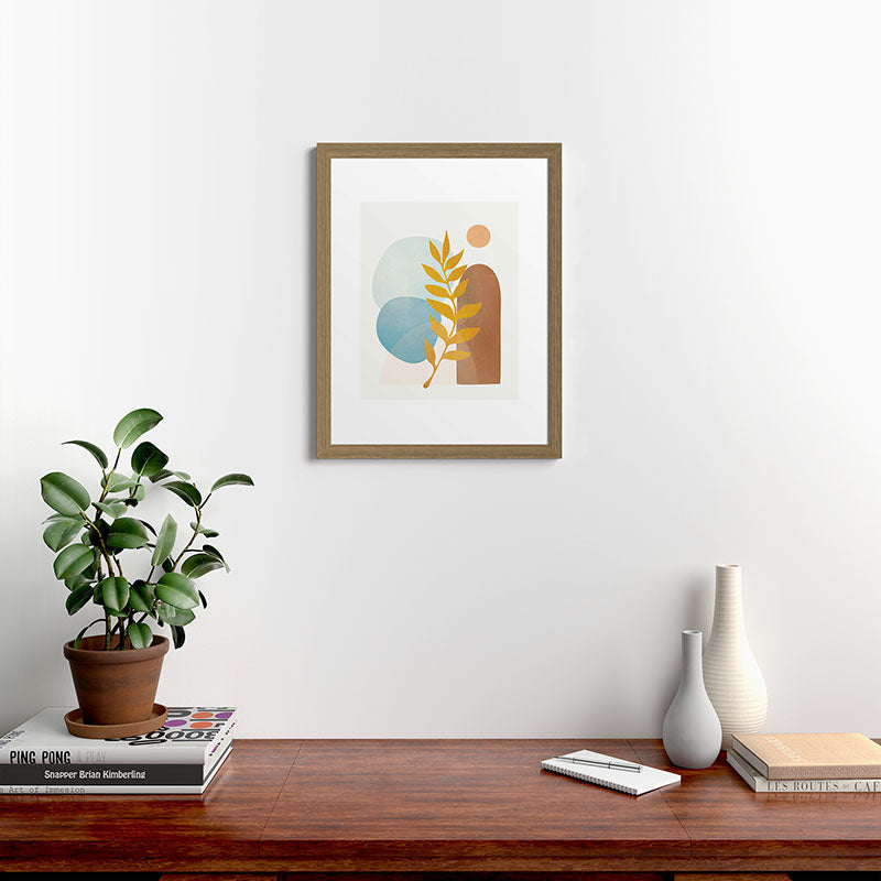 Soft Abstract Shapes 04 Framed Art Print Gallery Image 54