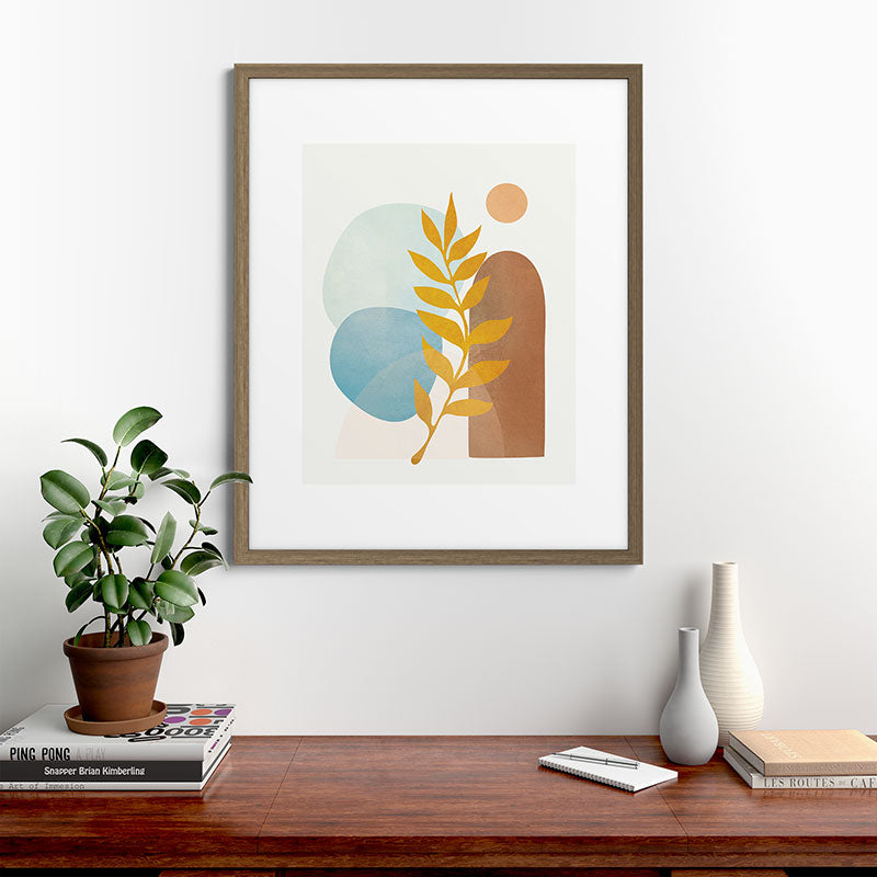 Soft Abstract Shapes 04 Framed Art Print Gallery Image 58