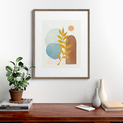 Soft Abstract Shapes 04 Framed Art Print Gallery Image 19