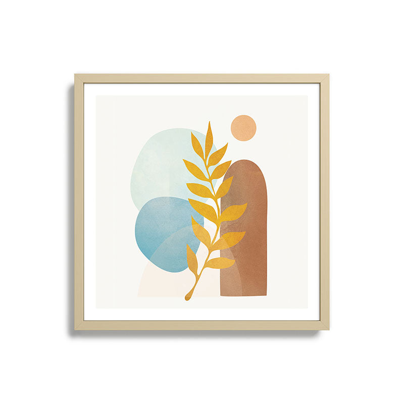 Soft Abstract Shapes 04 Framed Art Print Gallery Image 27