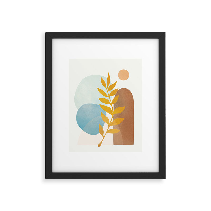 Soft Abstract Shapes 04 Framed Art Print Gallery Image 6