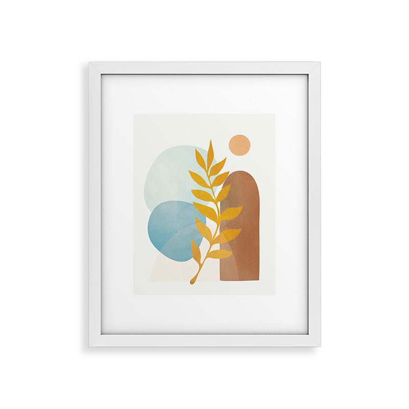 Soft Abstract Shapes 04 Framed Art Print Gallery Image 34