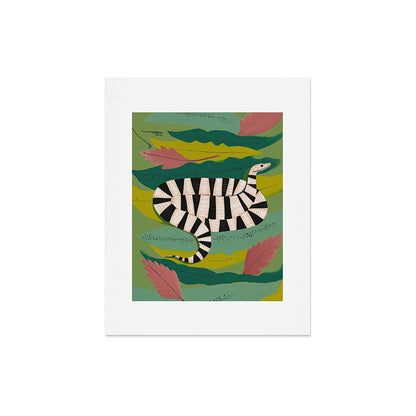 Striped Snake Art Print Gallery Image 4