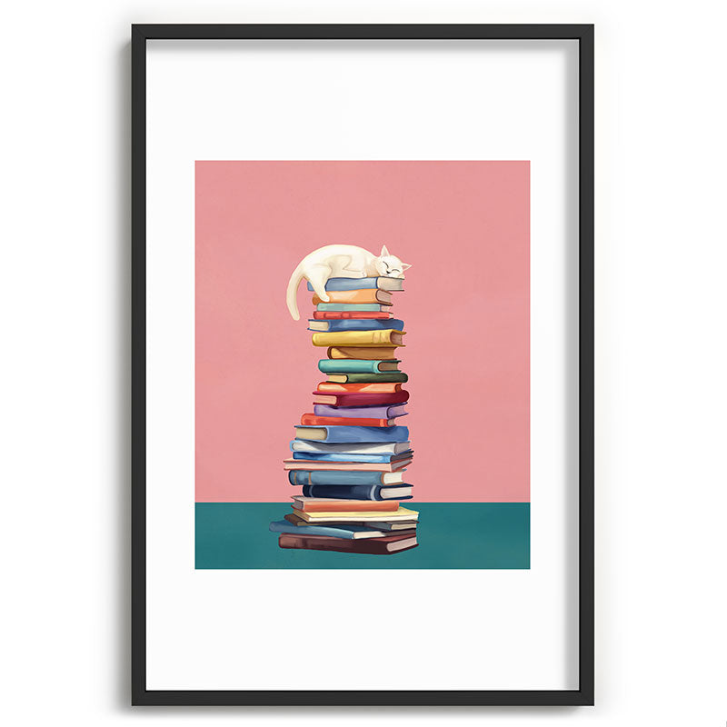 Where the Cat Dreams Framed Art Print Gallery Image 62