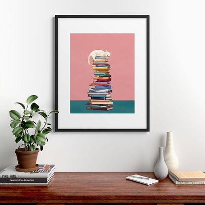 Where the Cat Dreams Framed Art Print Gallery Image 7
