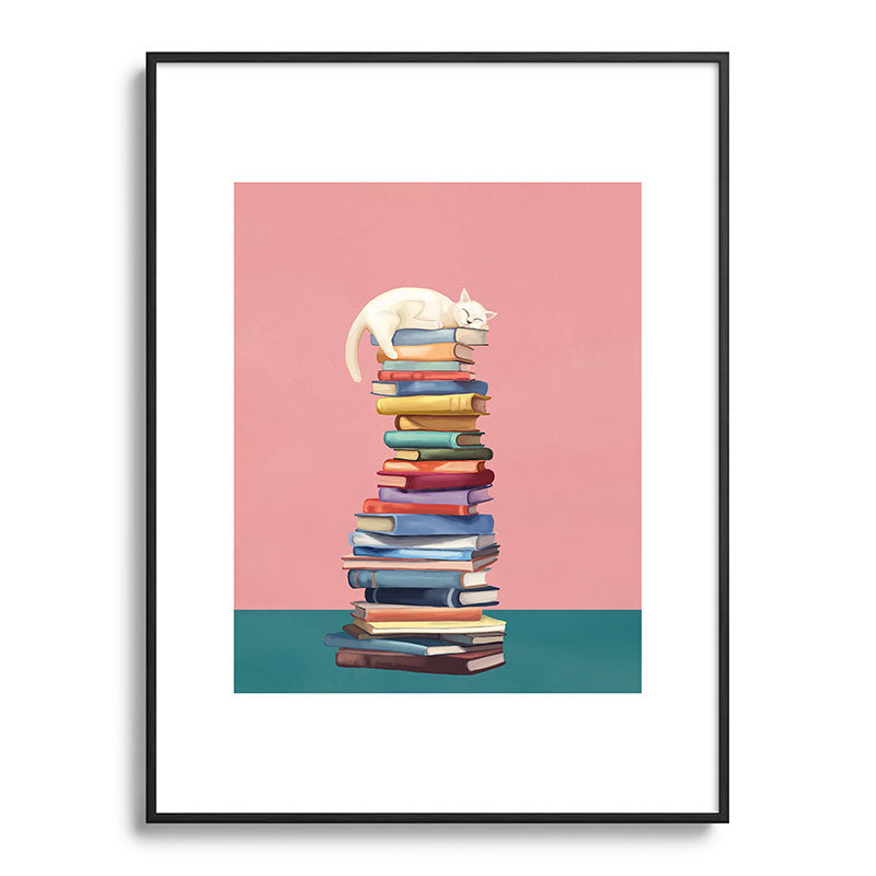 Where the Cat Dreams Framed Art Print Gallery Image 84