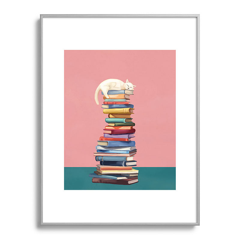Where the Cat Dreams Framed Art Print Gallery Image 98