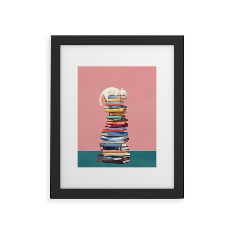 Where the Cat Dreams Framed Art Print Gallery Image 32
