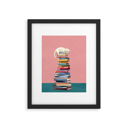 Where the Cat Dreams Framed Art Print Gallery Image 5