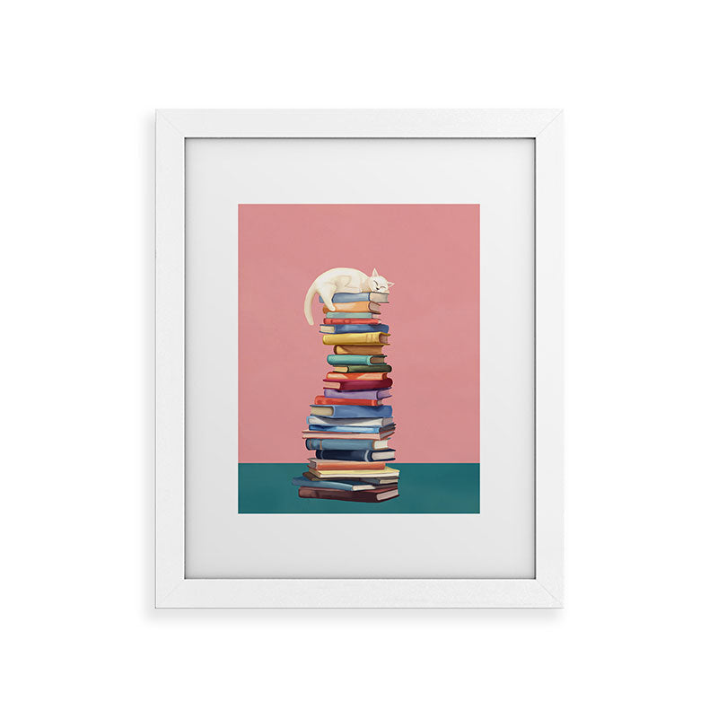 Where the Cat Dreams Framed Art Print Gallery Image 53