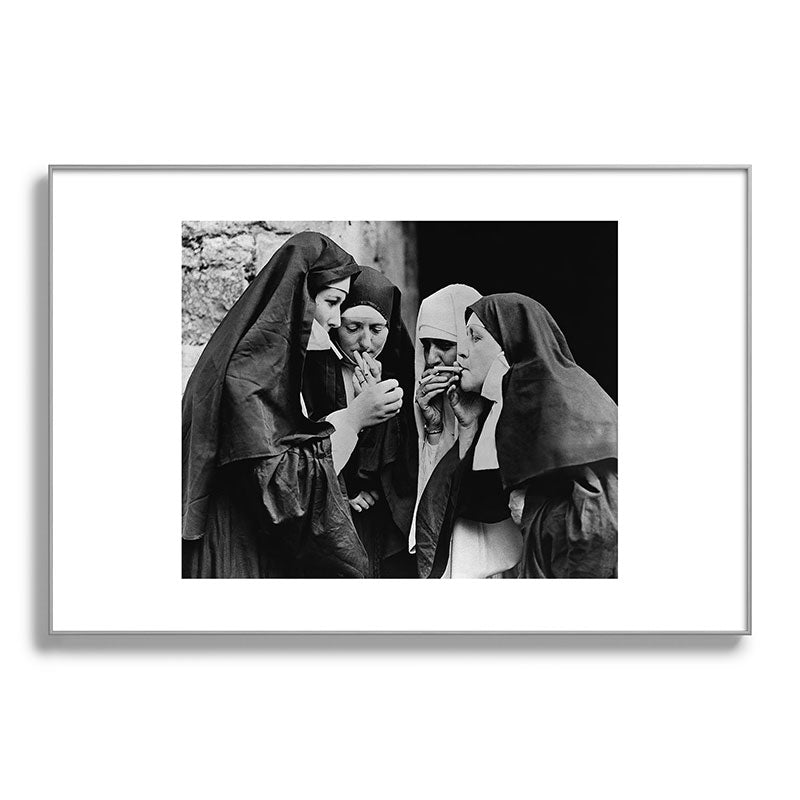 Smoking Nuns Vintage Photo -Smoking Nuns Framed Art Print Gallery Image 101
