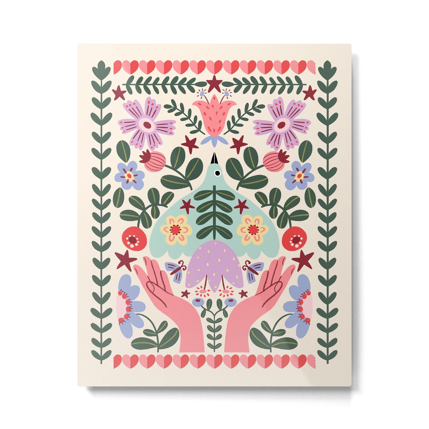 Folk Flora - Liberty Metal Print Gallery Image 3