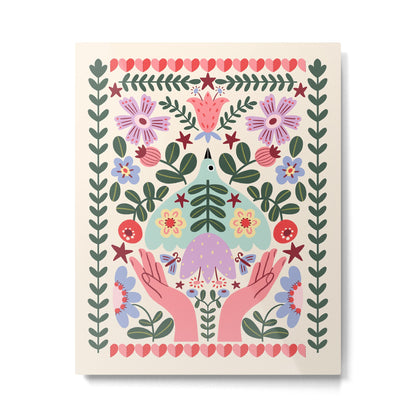 Folk Flora - Liberty Metal Print Gallery Image 3