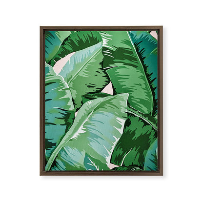 Banana leaf grandeur II Framed Canvas Print Gallery Image 16