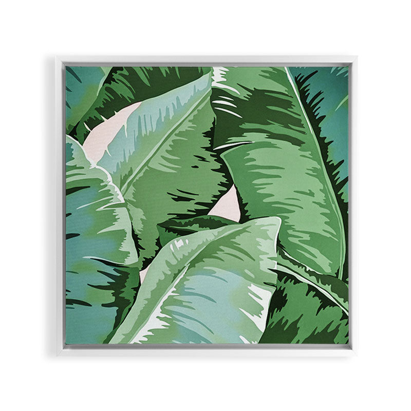 Banana leaf grandeur II Framed Canvas Print Gallery Image 29