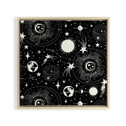 Solar System Framed Canvas Print Gallery Image 24