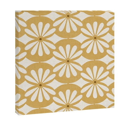 Solstice Boho Geometric Goldenrod Canvas Print Gallery Image 2