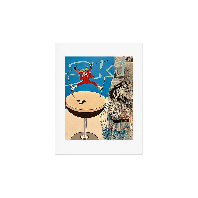 ski! painting Art Print Gallery Image 3