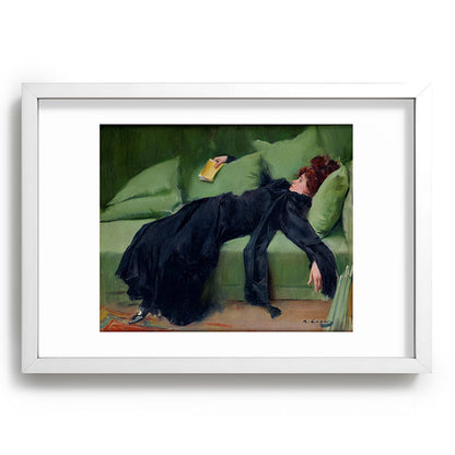 Decadent Young Woman after the Dance Framed Art Print Gallery Image 77