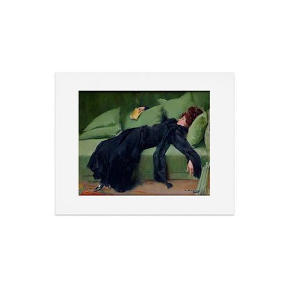 Decadent Young Woman after the Dance Art Print Gallery Image 4