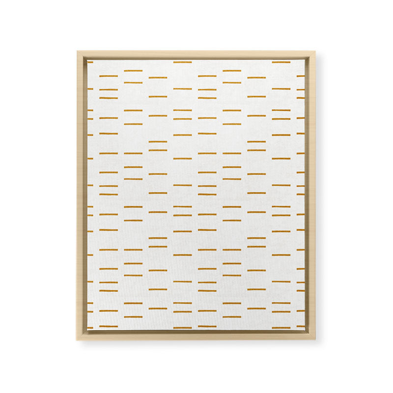 OCHRE LINE Framed Canvas Print Gallery Image 26